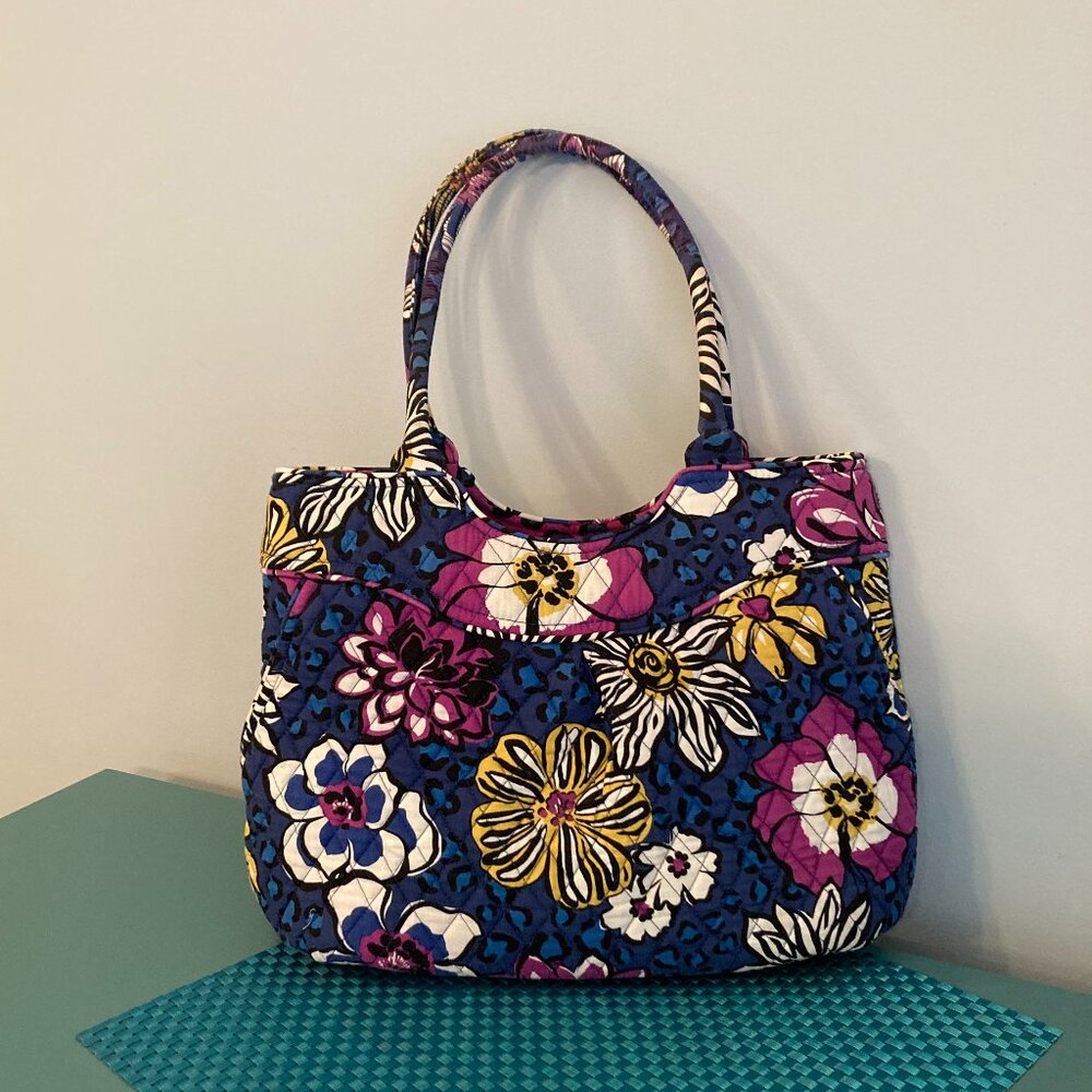 Vera Bradley Satchel Shoulder Bag African Violet